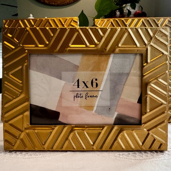 Set of 3 Metal frames Hobby Lobby Gold Table Decor Frame 8”x 6” - Picture 3 of 8
